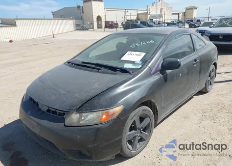 2007 Honda Civic Lx z USA, uszkodzony, nr VIN 2HGFG12697H551225